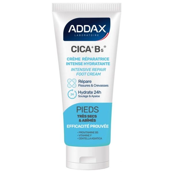 Cica+ B5 Crème Réparatrice Intense Hydratante Pieds Secs et Abîmés 50 ml