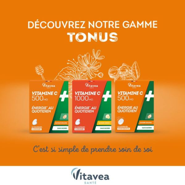 Vitamine C énergie au quotidien Nutrisanté x 24 comprimés
