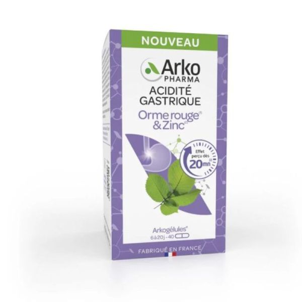 Arkogélules Acidité Gastrique 40 Gélules