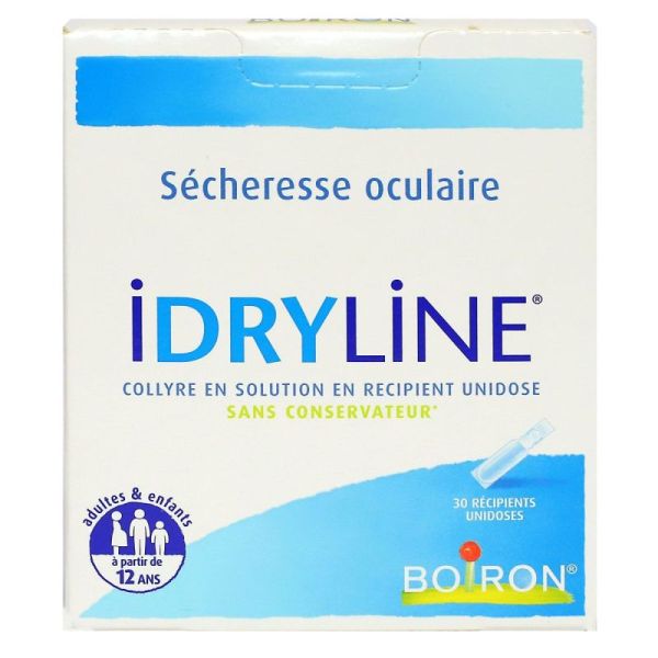 Idryline Collyre en Unidoses Sécheresse Oculaire - 30 unidoses