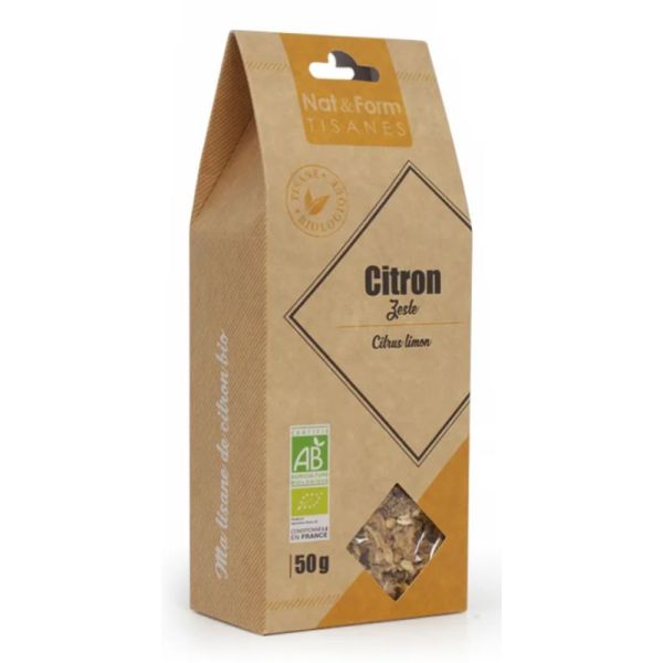 Tisanes Zeste De Citron Bio 50g