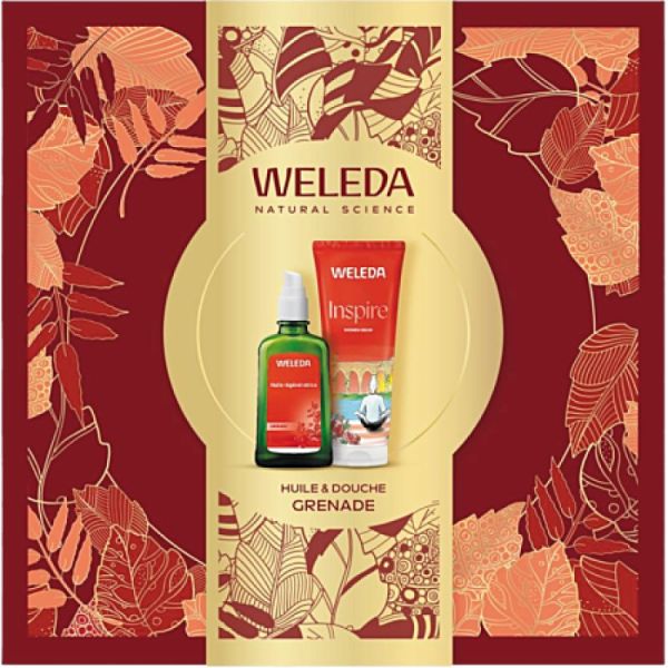 Coffret Huile & Douche Noël Grenade 2025