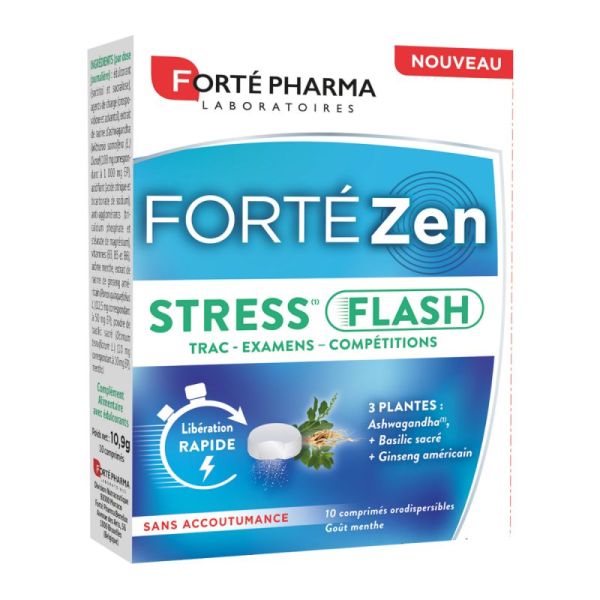 Fortezen Stress Flash 10 Comprimés