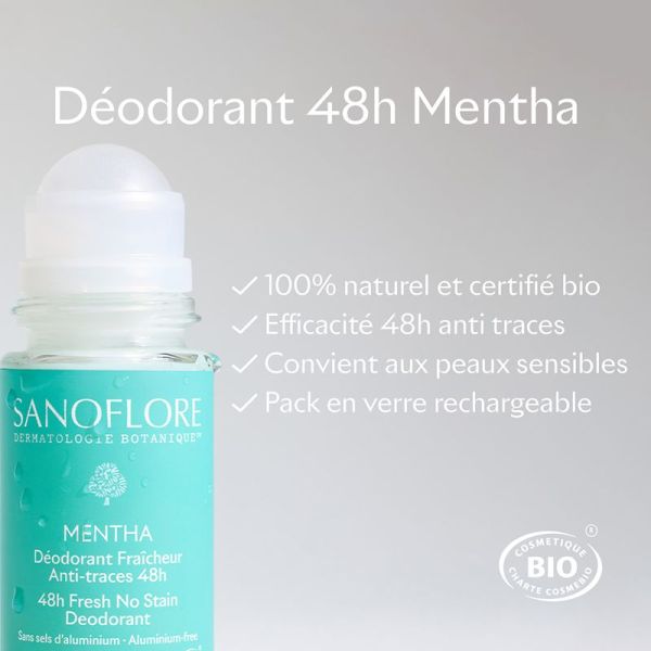 MENTHA 48H LOT 2 DEODORANTS - 2*50 ML