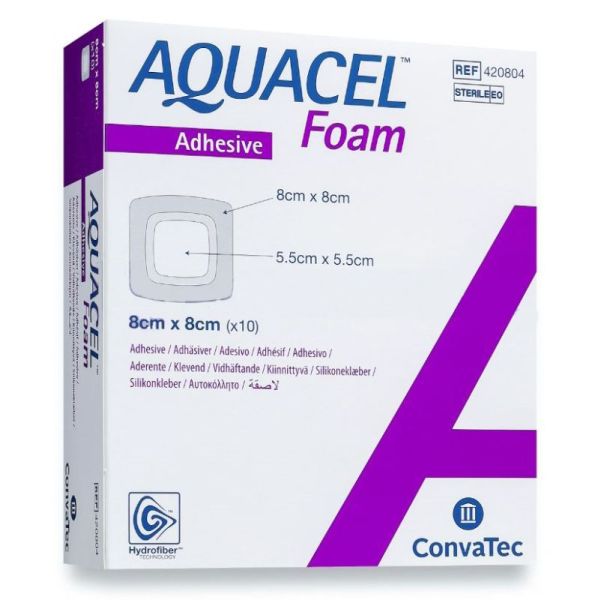 Aquacel Pans Foam Adhésif 8x8 10