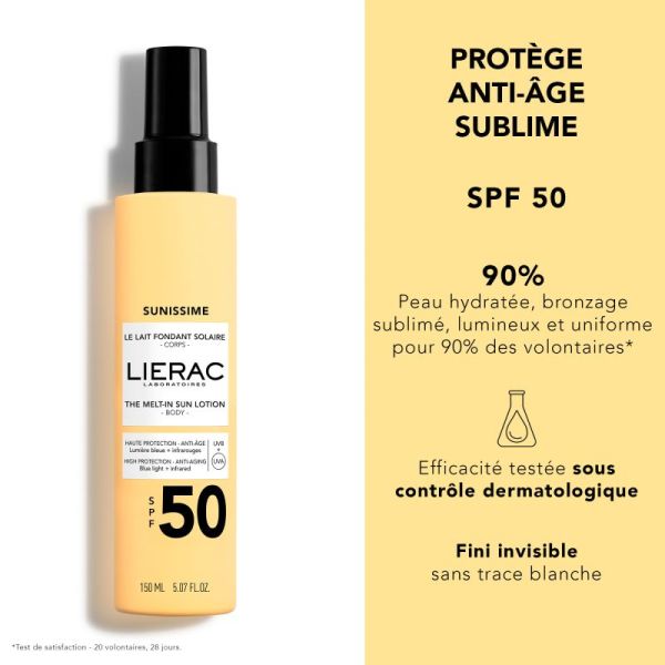 Sunissime Le Lait Fondant Solaire Corps SPF50 150 ml