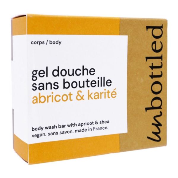 Gel douche solide Abricot & Karité 110 g