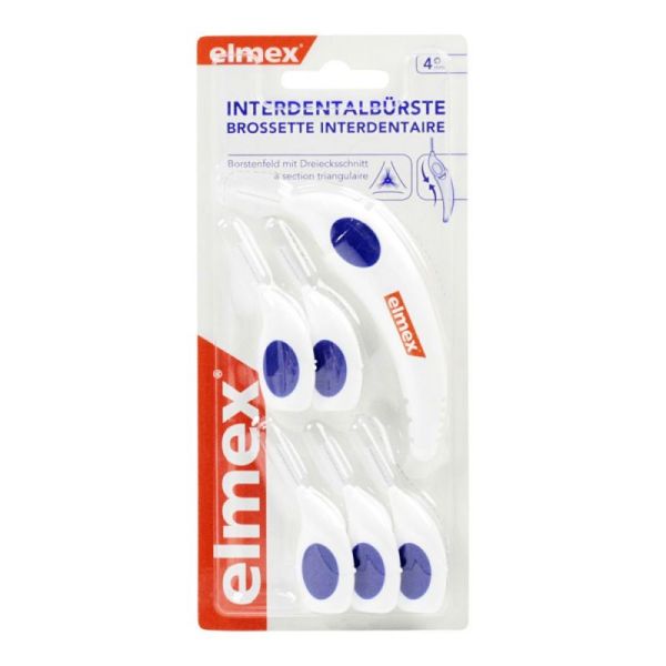 6 brossettes interdentaires 4mm