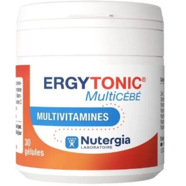 Ergytonic MultiCÉBÉ Multivitamines 30 Gélules