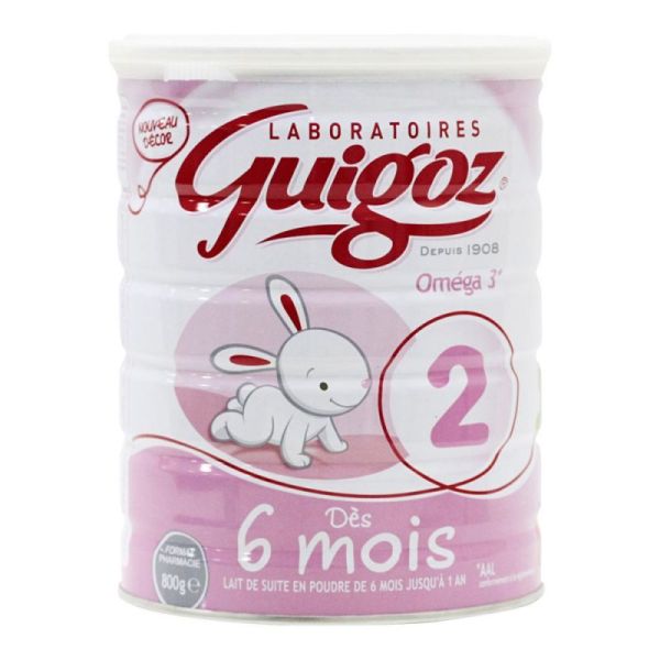 2ème Age Lait de 6 à 12 mois 800g