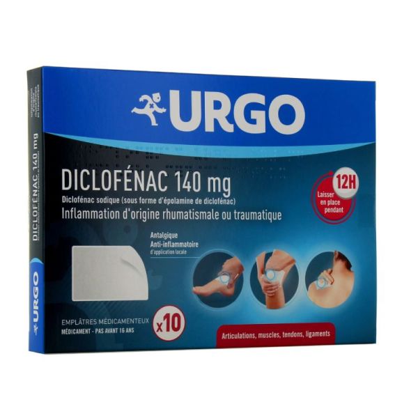 Diclofenac Emplâtres Médicamenteux 140 mg