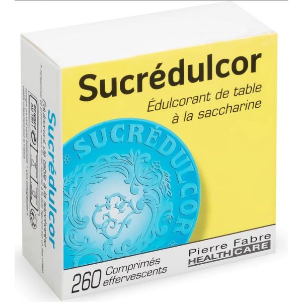 Sucredulcor effervescent 260 comprimés