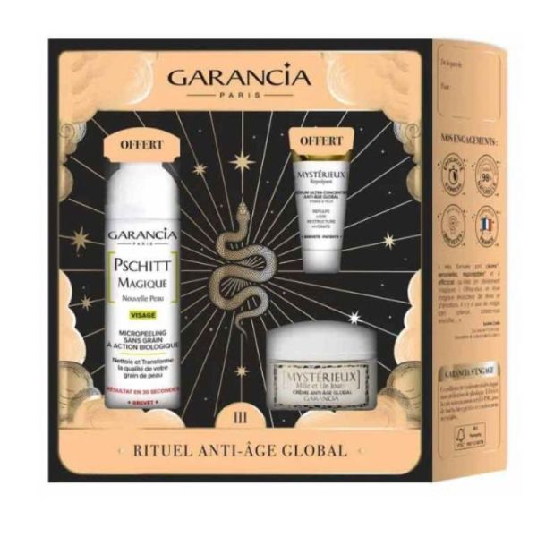 Coffret Noël 2025 Mystérieux Mille et Un Jours Crème de Jour Anti-Âge Global 30 ml + Soin Rituel Anti-Âge Global Offert