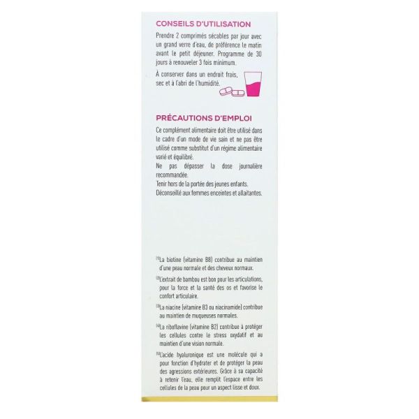 Acide Hyaluronique 600mg 60 comprimés