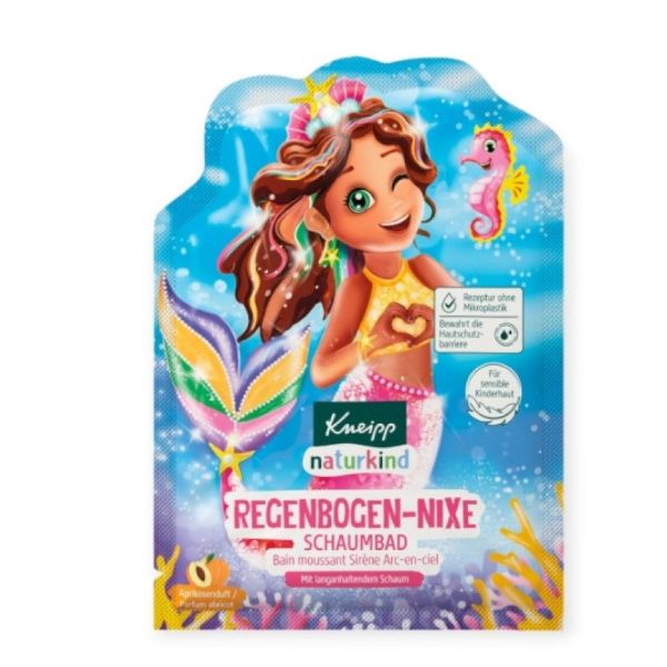 Bain moussant sirène arc-en-ciel Abricot 40ml