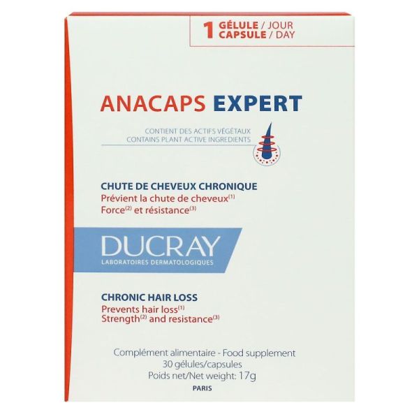 Anacaps Expert Chute de Cheveux Chronique 30 Gélules