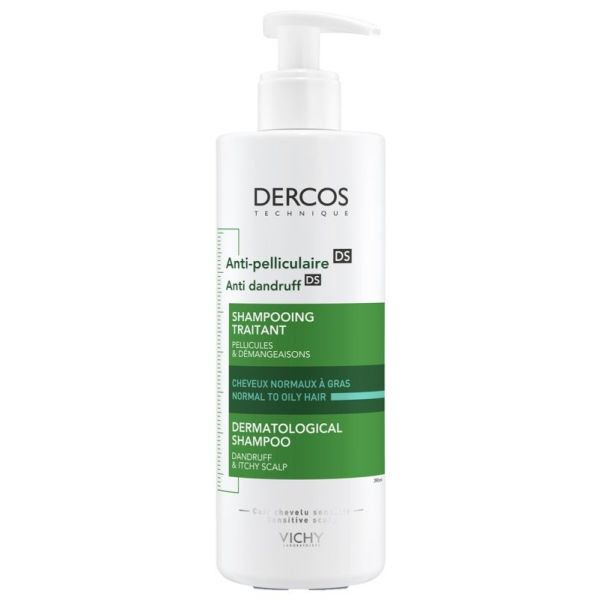 Dercos Shampooing Anti-pellicule Cheveux normaux à Gras - 390ml