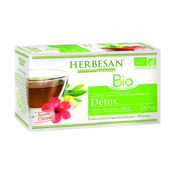 Infusion détox BIO - 20 sachets