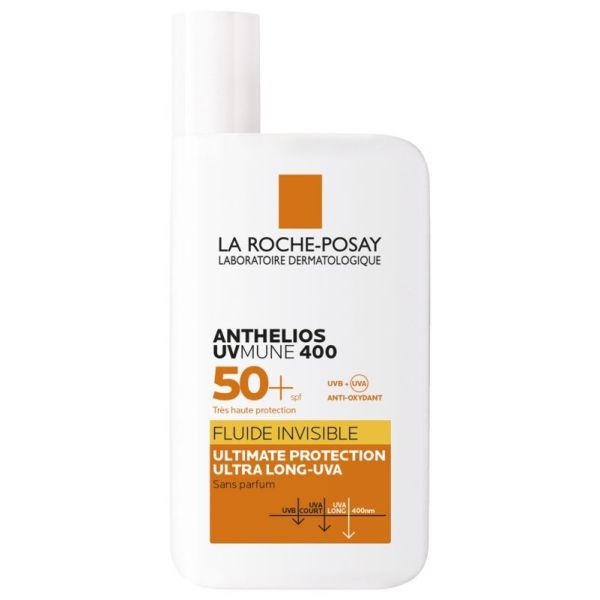 Anthelios UVmune 400 Fluide Invisible SPF50+ Sans Parfum 50 ml