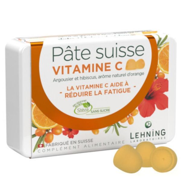 Pâte suisse vitamine C gommes à sucer - 40 gommes