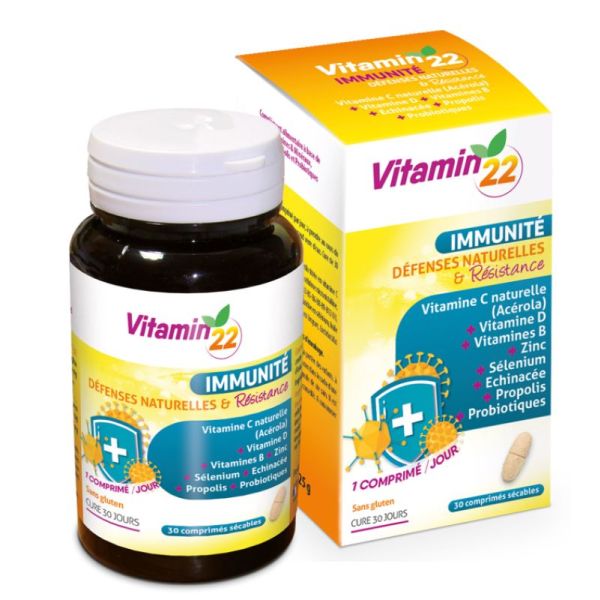 Vitamin'22 Immunité 30 comprimés