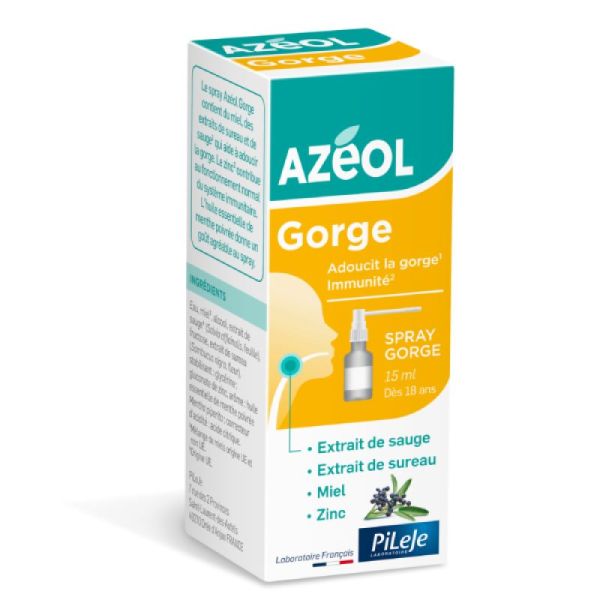 Azéol spray gorge 15ml