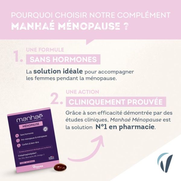 Manhaé Ménopause 30 Capsules