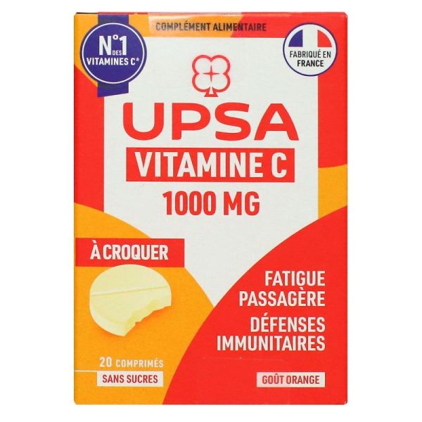 Vitalité Vitamine C 1000mg - 20 comprimés