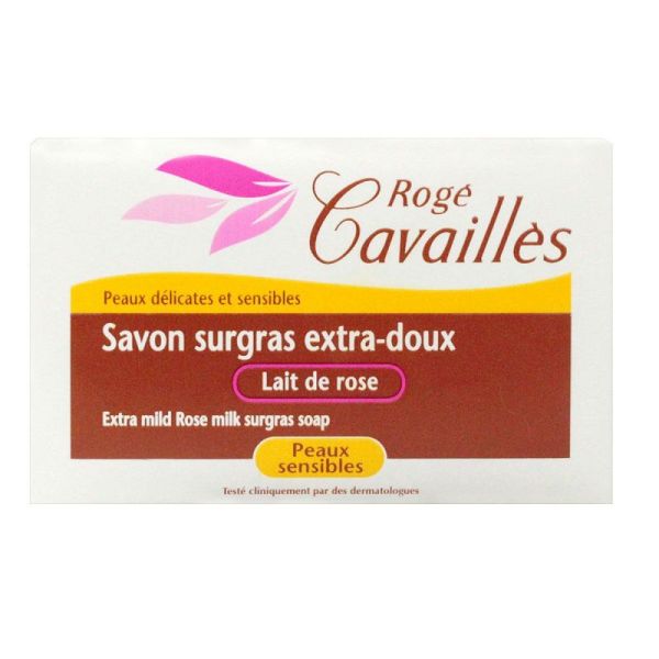 Savon surgras extra-doux lait rose 150g