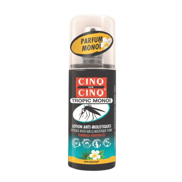 Spray Tropic Anti-Moustiques Monoï Efficace sur Moustiques Tigres