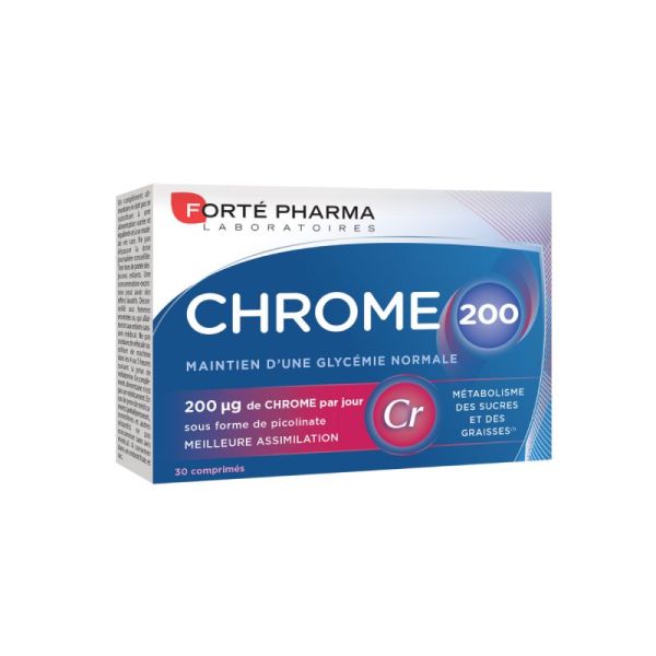 Chrome 200 30 comprimés