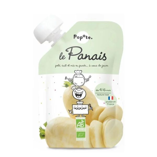 Gourde Panais bio dès 4/6 mois 120 g