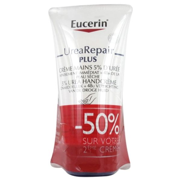 Crème mains urée 5% 2x75ml