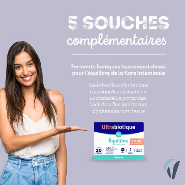 Ultrabiotique équilibre 90 gélules