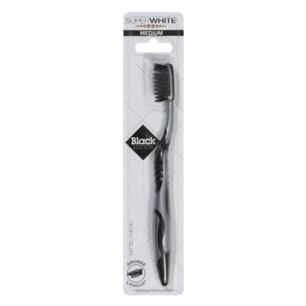 Black Edition 1 Brosse à Dents Médium