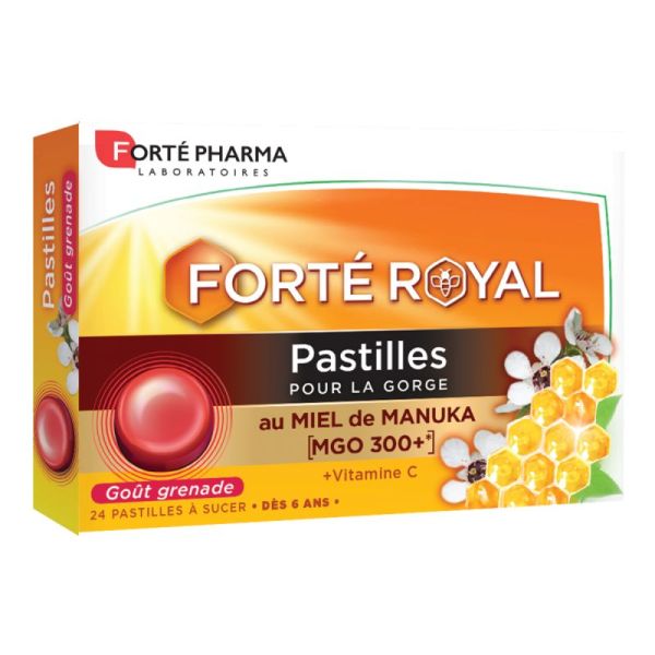 Forté Royal Pastilles Miel de Manuka Goût Grenade
