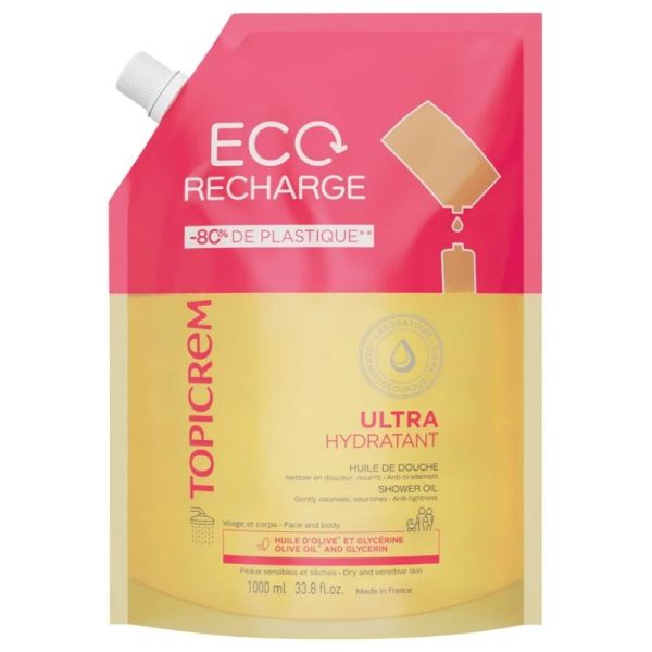 Ultra-Hydratant Huile de Douche Éco-Recharge 1000 ml