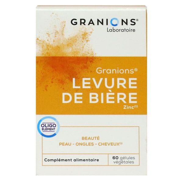 Levure de Bière Zinc 60 Gélules Végétales