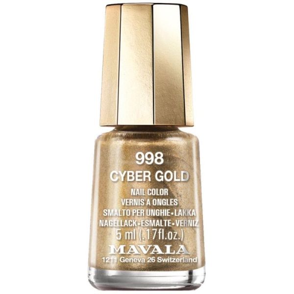 Mini Color Jingle Nails Cyber Gold 998 5 ml