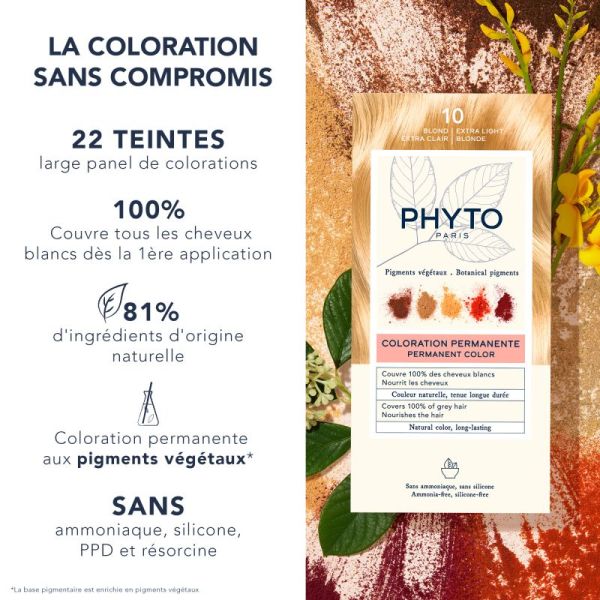 Phyto Coloration Permanente 10