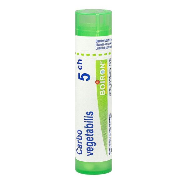 Carbo vegetabilis tube granules 5 CH