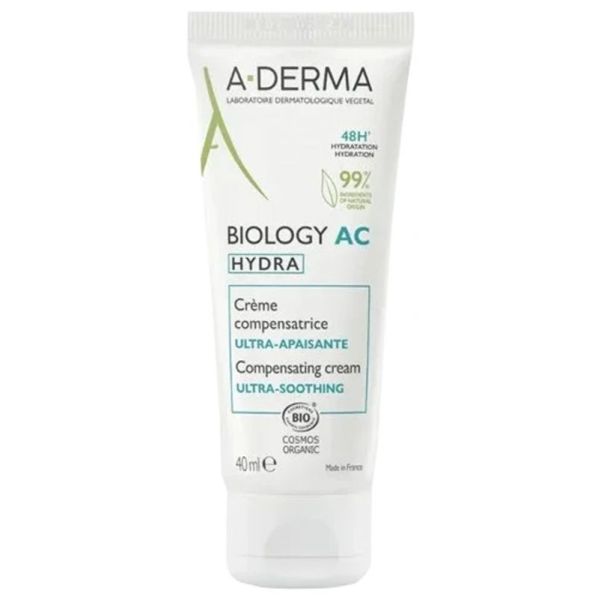 Biology AC Hydra Crème Compensatrice Ultra-Apaisante Bio 40 ml