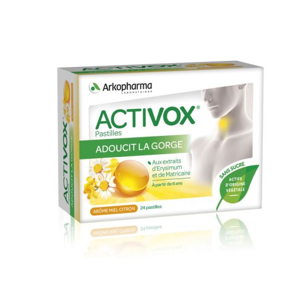 Activox - Miel citron - 24 pastilles