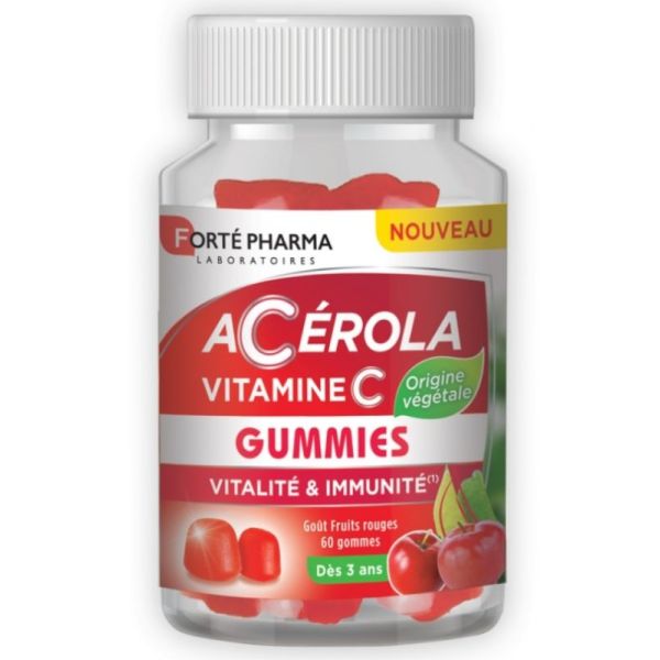 Acérola Vitamine C 60 Gummies