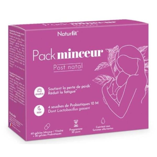 NATURFIT PACK MINCEUR POST NATAL 60 + 30 GÉLULES