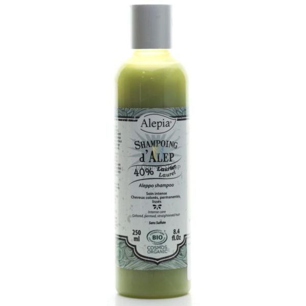 Shampoing d'Alep à l'Huile de Laurier Bio 250ml