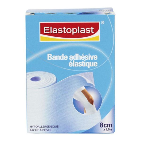 Bande adhésive élastique 8cmx2,5m