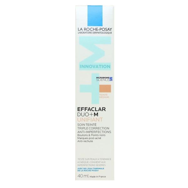 Effaclar Duo+M unifiant Teinte medium 40ml