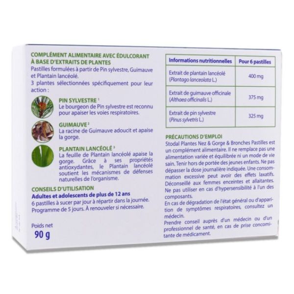 Stodal Plantes Citron - Pastilles