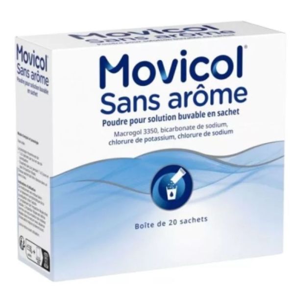 Movicol sans Arôme Poudre pour solution buvable 20 sachets
